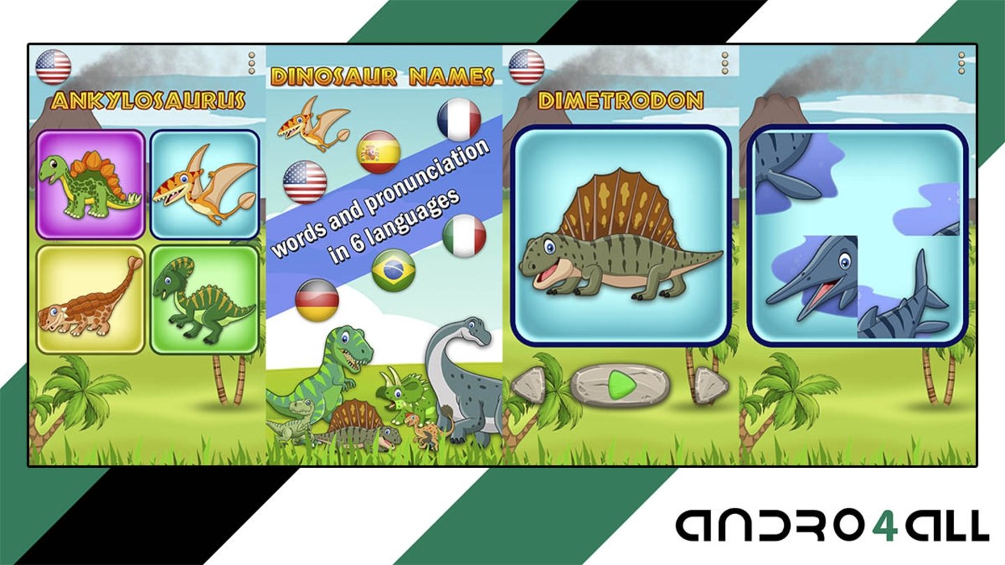 Nombres de dinosaurios