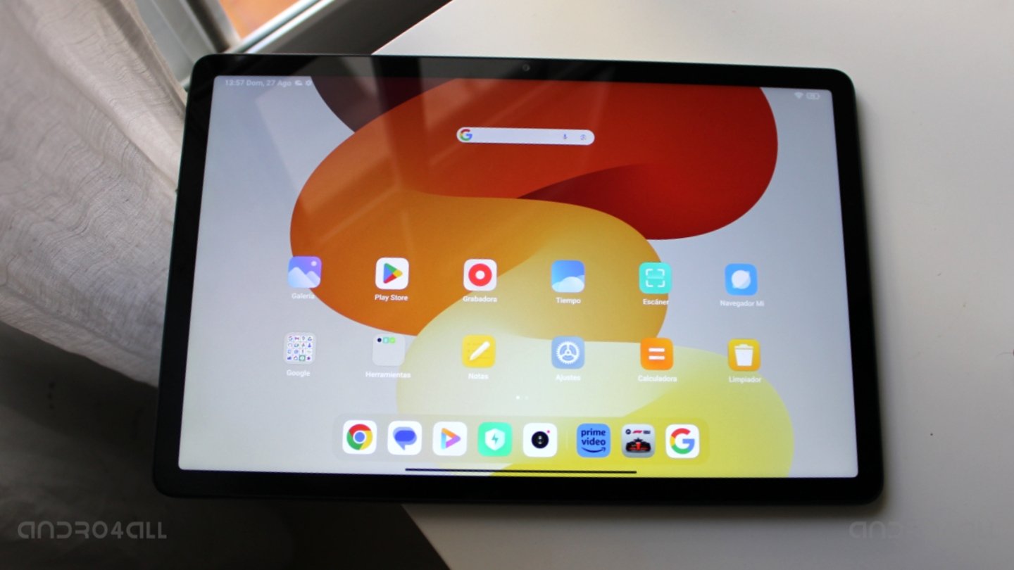 Pantalla de inicio de la Redmi Pad SE