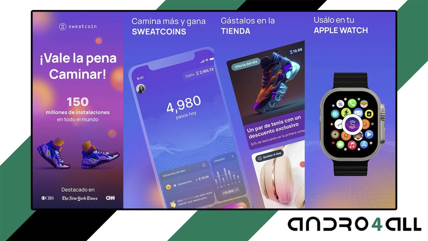 Podómetro de Sweatcoin
