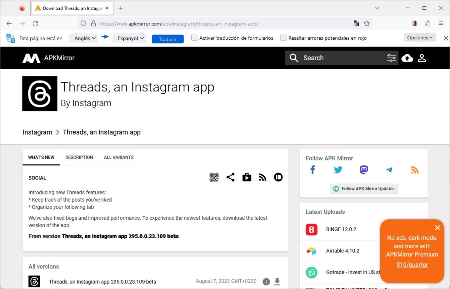 Así puedes instalar y usar Instagram Threads en tu PC con Windows 11