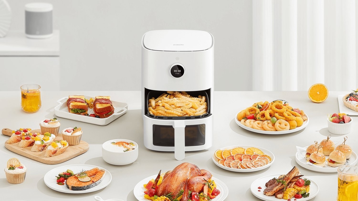 Xiaomi Smart Air Fryer Pro comidas