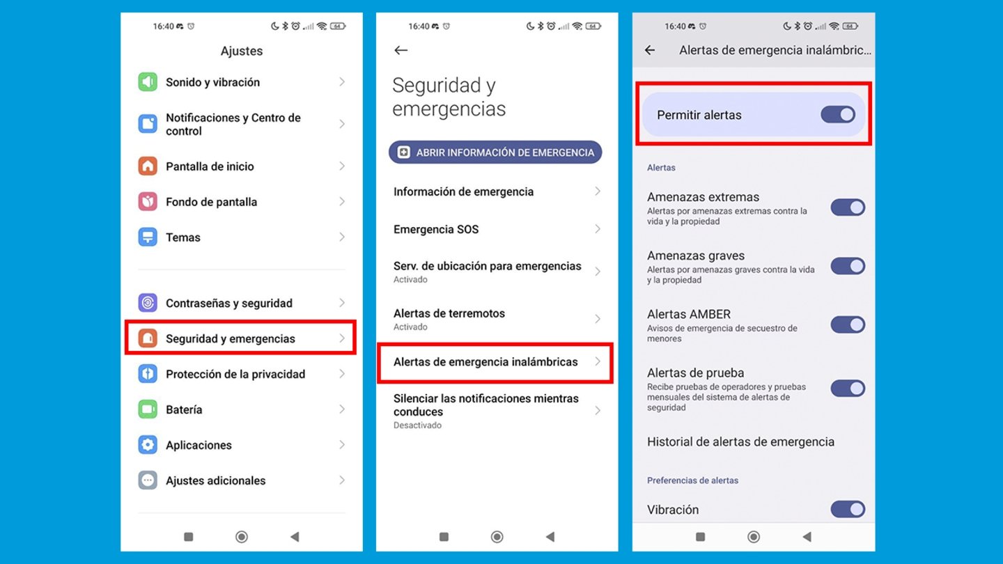No me llegan las alertas de Protección Civil al móvil: todo lo que debes hacer