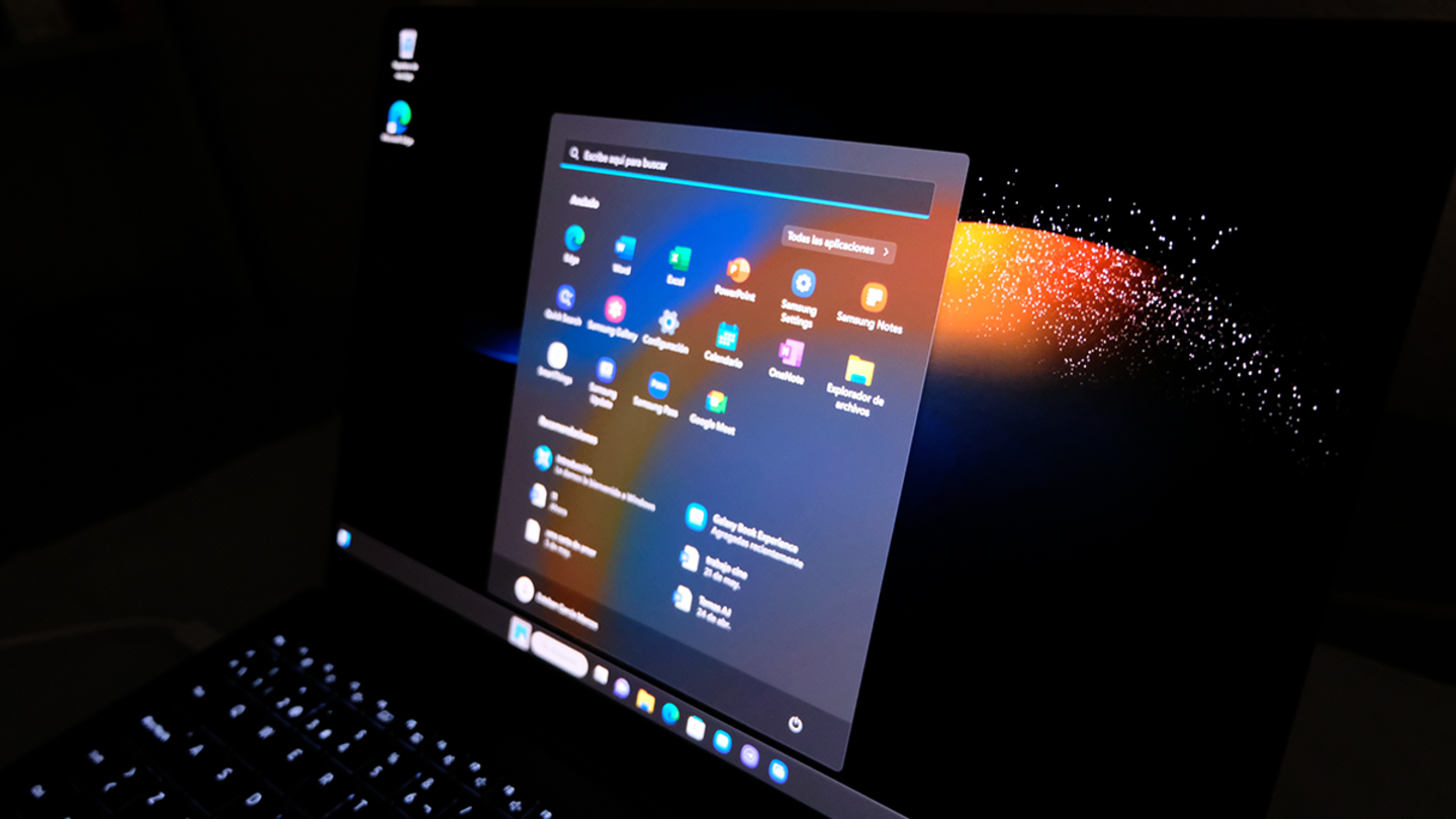 La pantalla del Samsung Galaxy Book3 Ultra