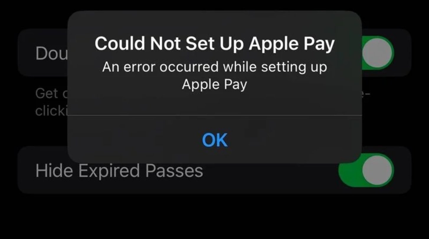 Alerta de Apple Pay