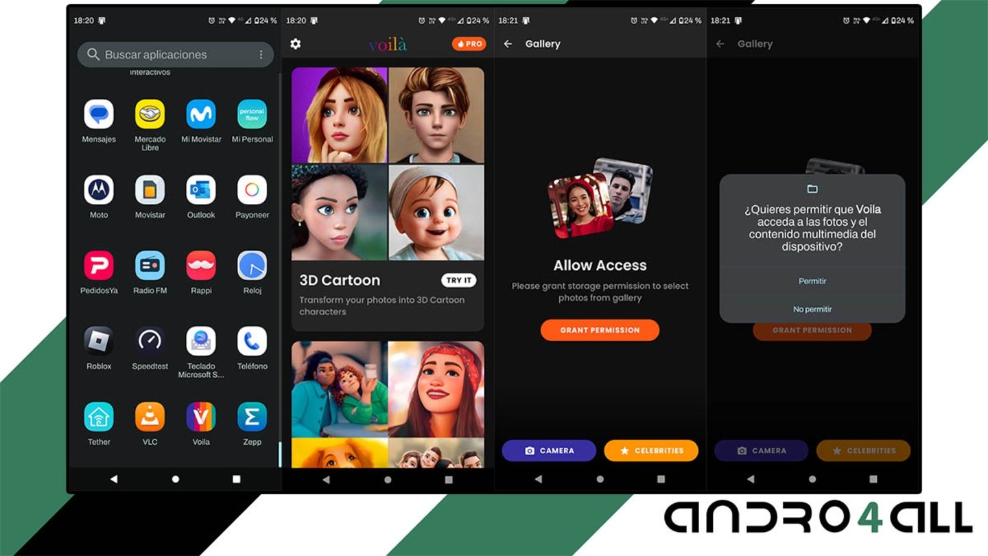 Como usar la app Voila