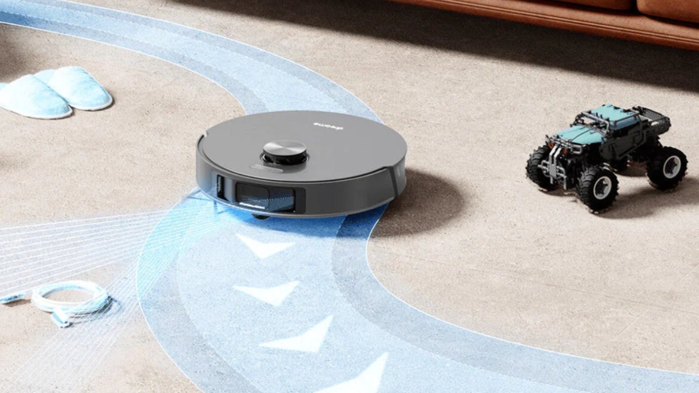 Dreame L10s Pro encima de la alfombra