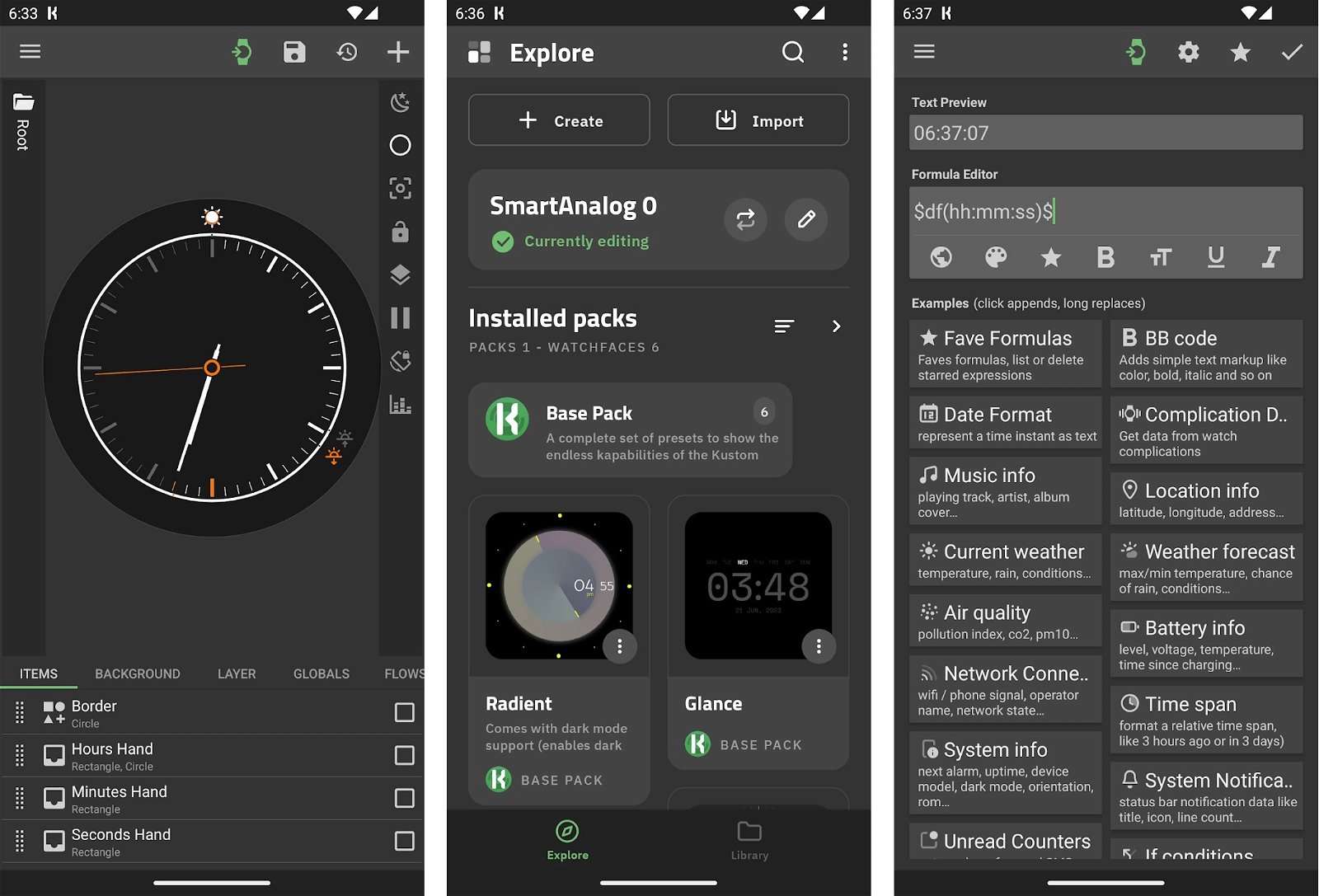 Si tienes un reloj con Wear OS, esta nueva app de personalización de los creadores de KWGT es lo que necesitas