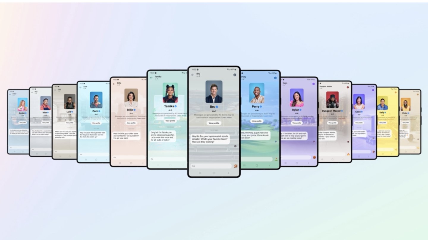 Las diferentes personalidades de la IA de Meta