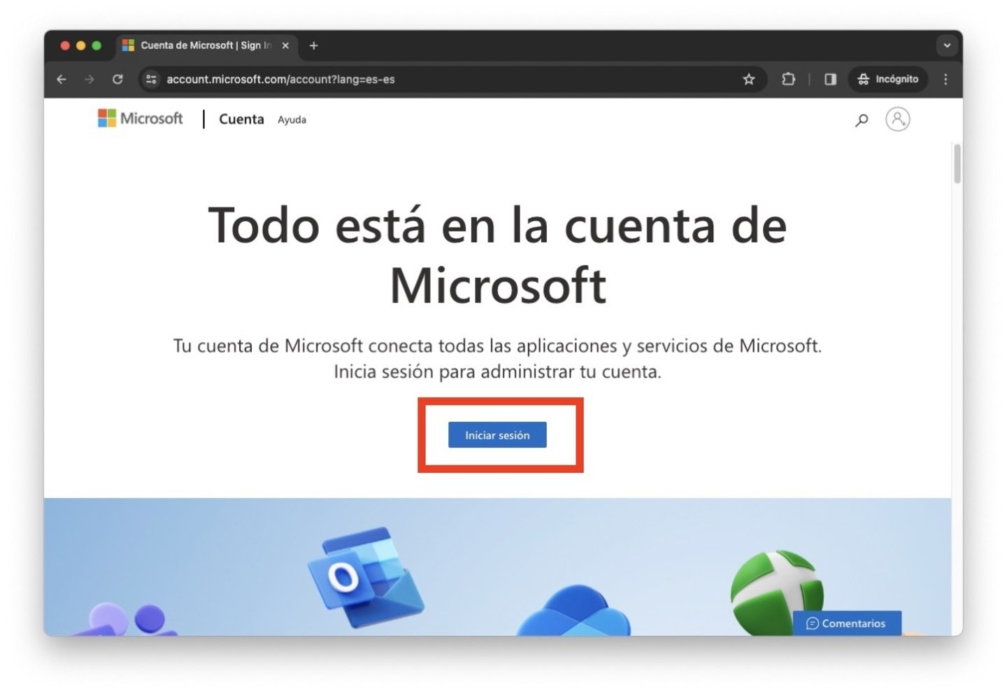 Cómo recuperar una cuenta de Hotmail y seguir usando Hotmail en vez de Outlook