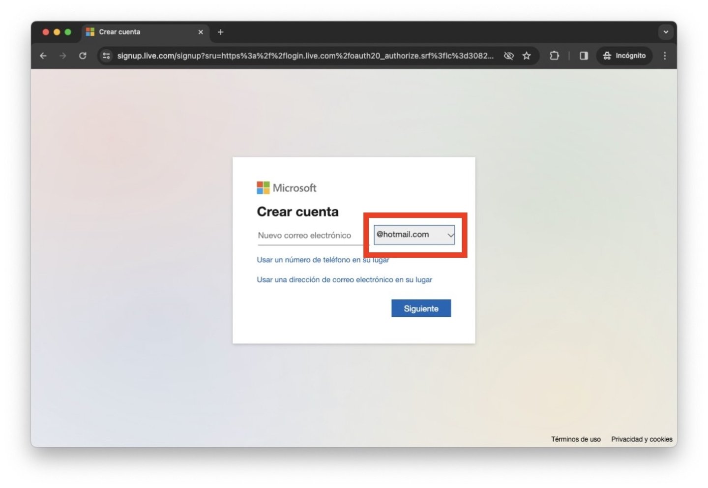 Cómo recuperar una cuenta de Hotmail y seguir usando Hotmail en vez de Outlook