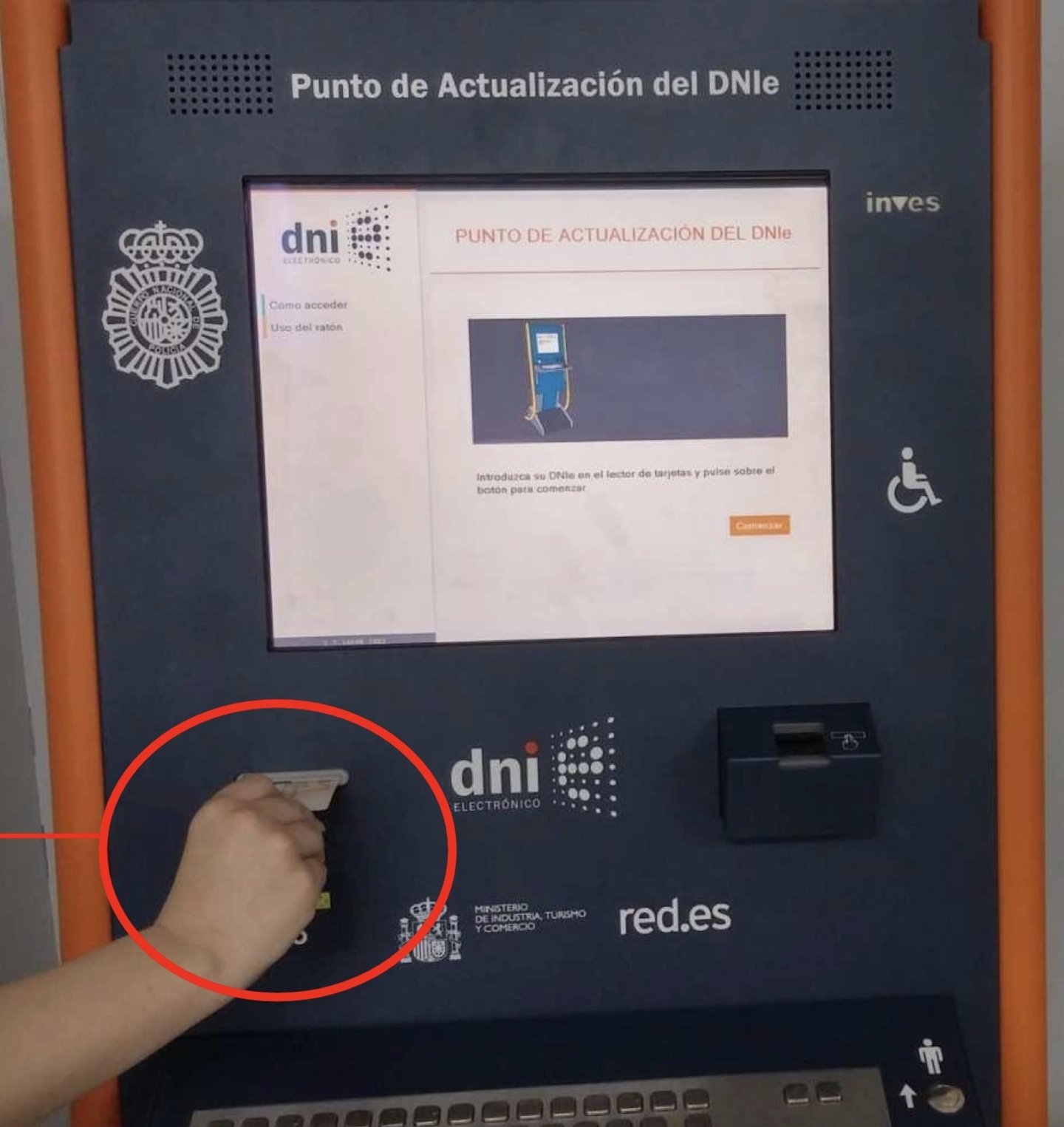 Cómo cambiar el pin o la contraseña del DNI electrónico