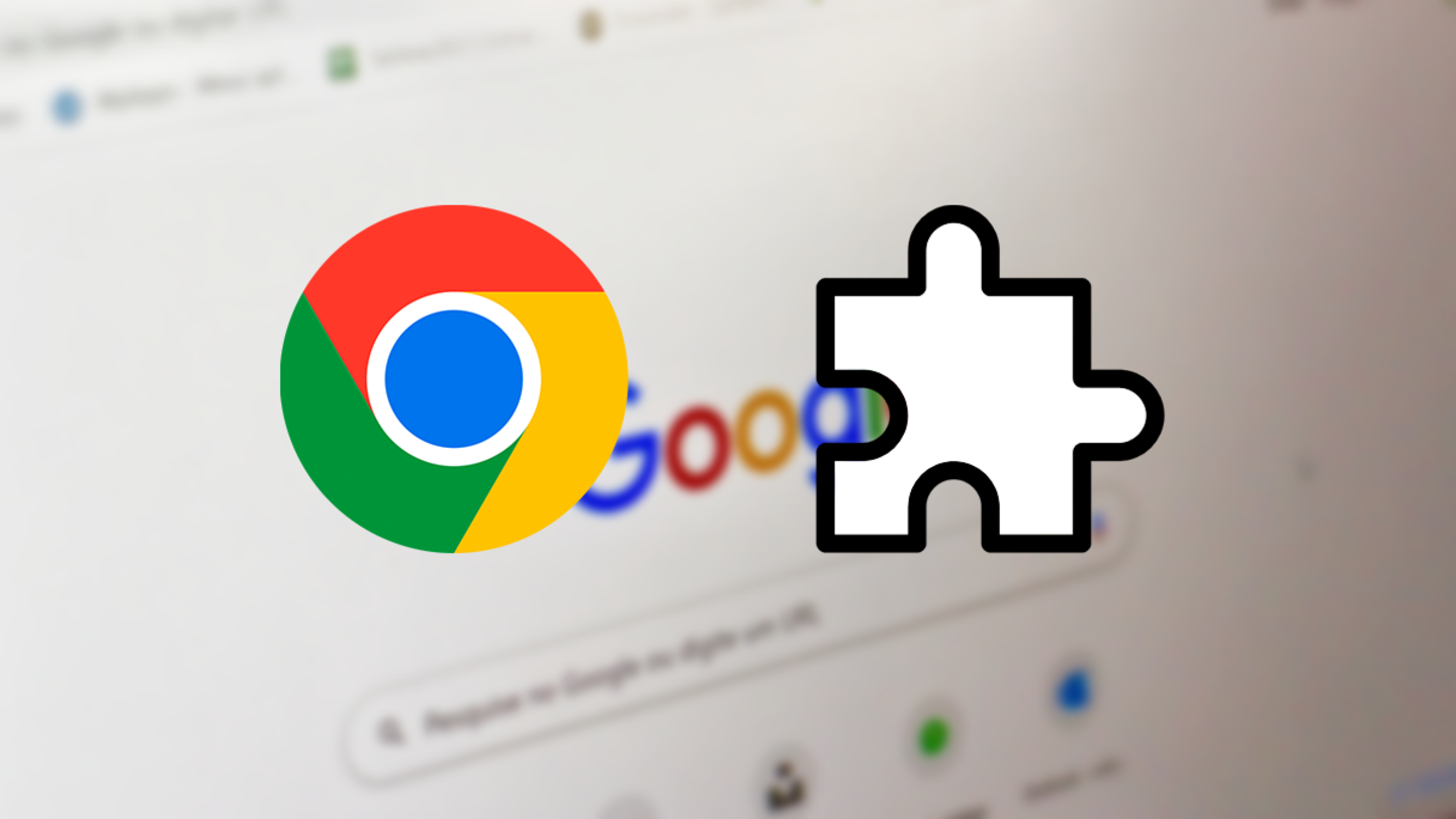 el logo de Chrome junto al logo de las extensiones