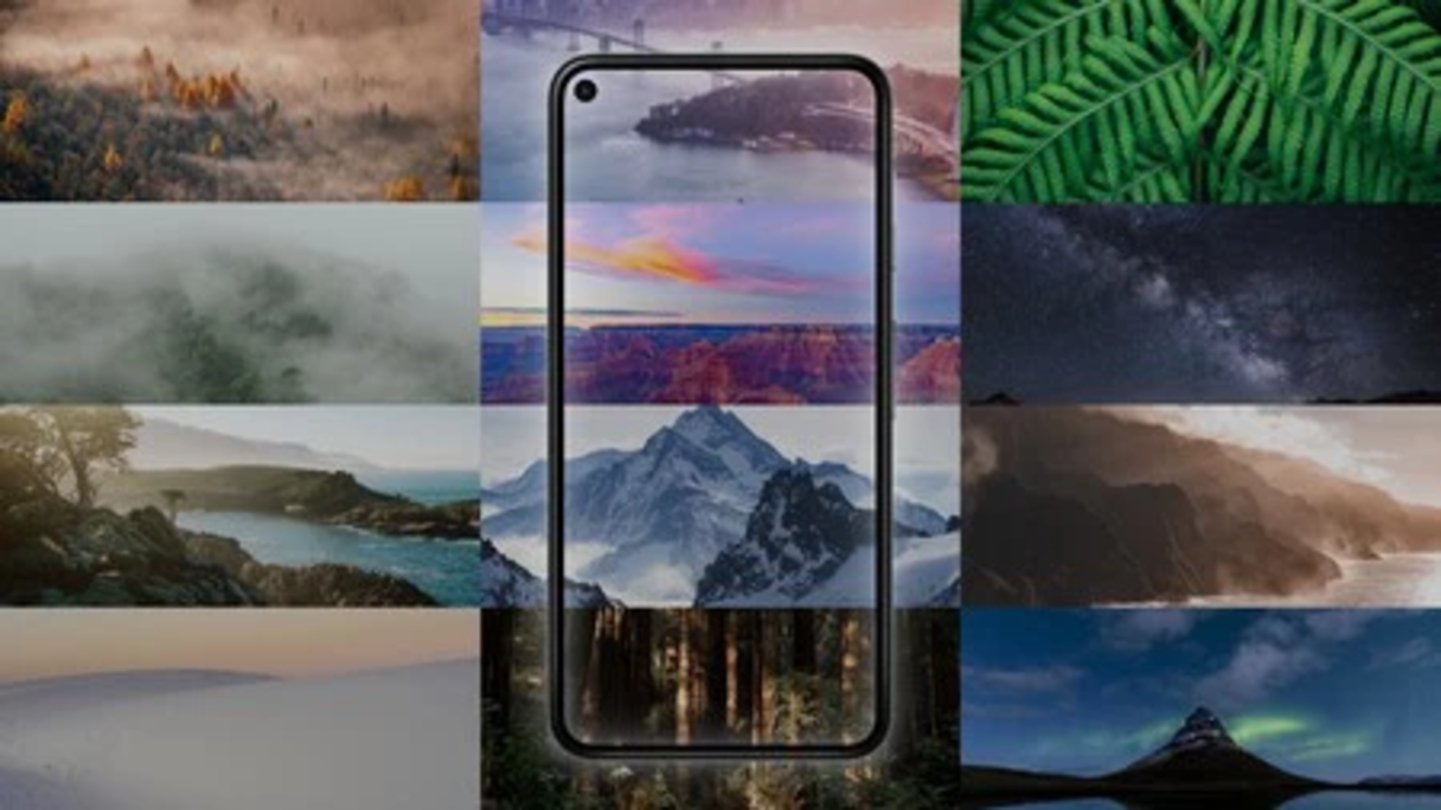 Teléfono Google Pixel y algunos fondos de pantalla.