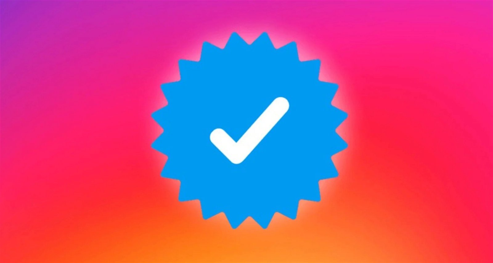 Marca de verificación de Facebook.