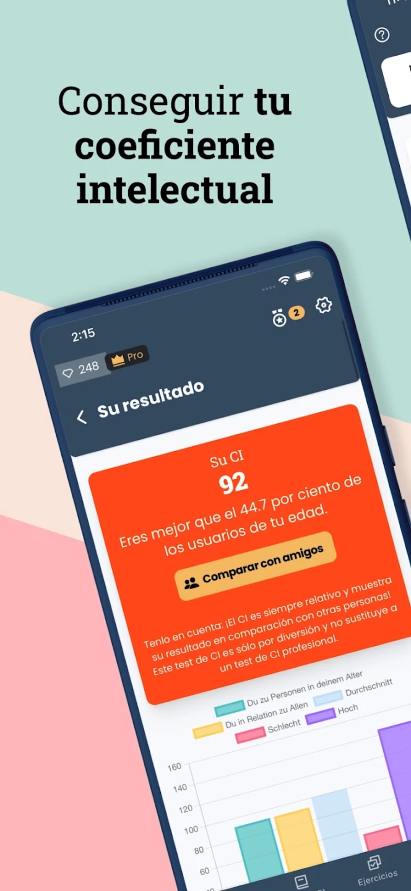 Imagen de la app Test de CI (español).