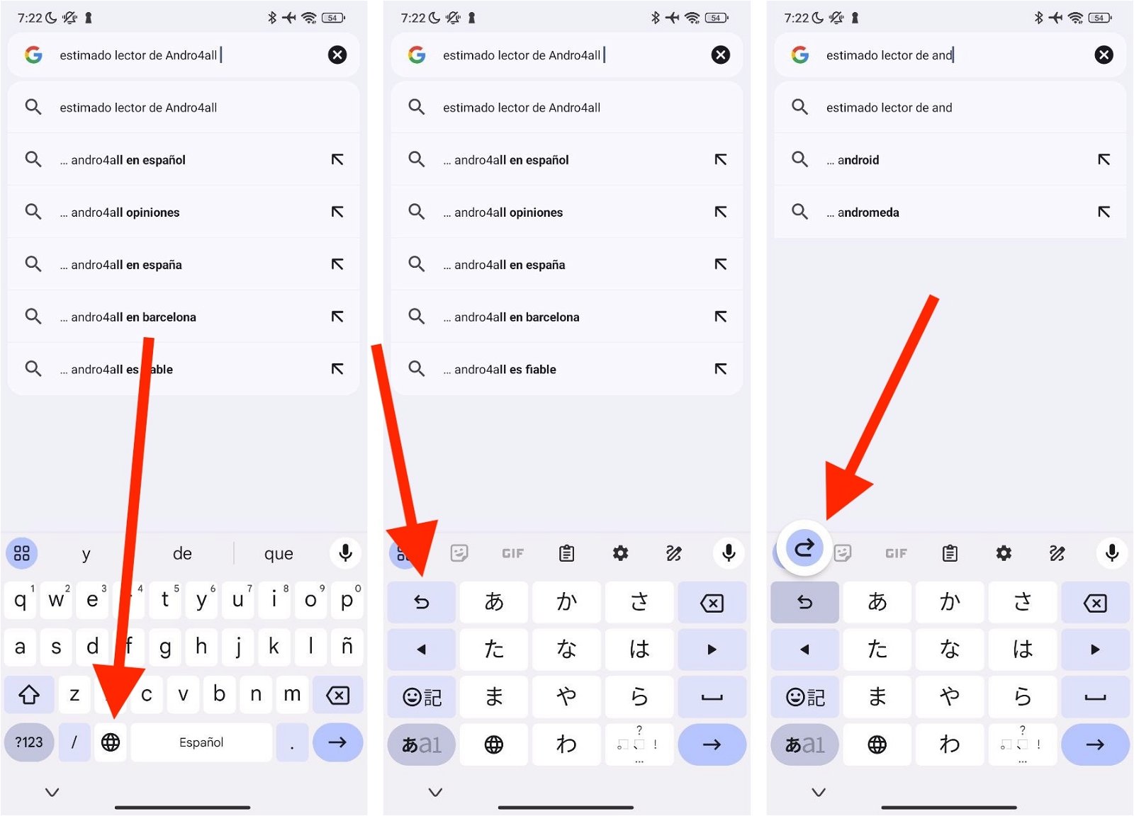 Botón de deshacer o CTRL + Z en el móvil: cómo activarlo