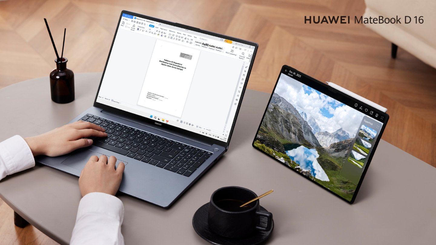 Multiconexion con HUAWEI MateBook D16