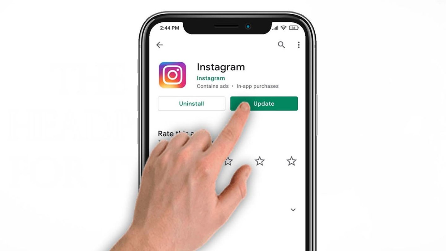 Actualizar la aplicación de Instagram a la ultima vesion en Android