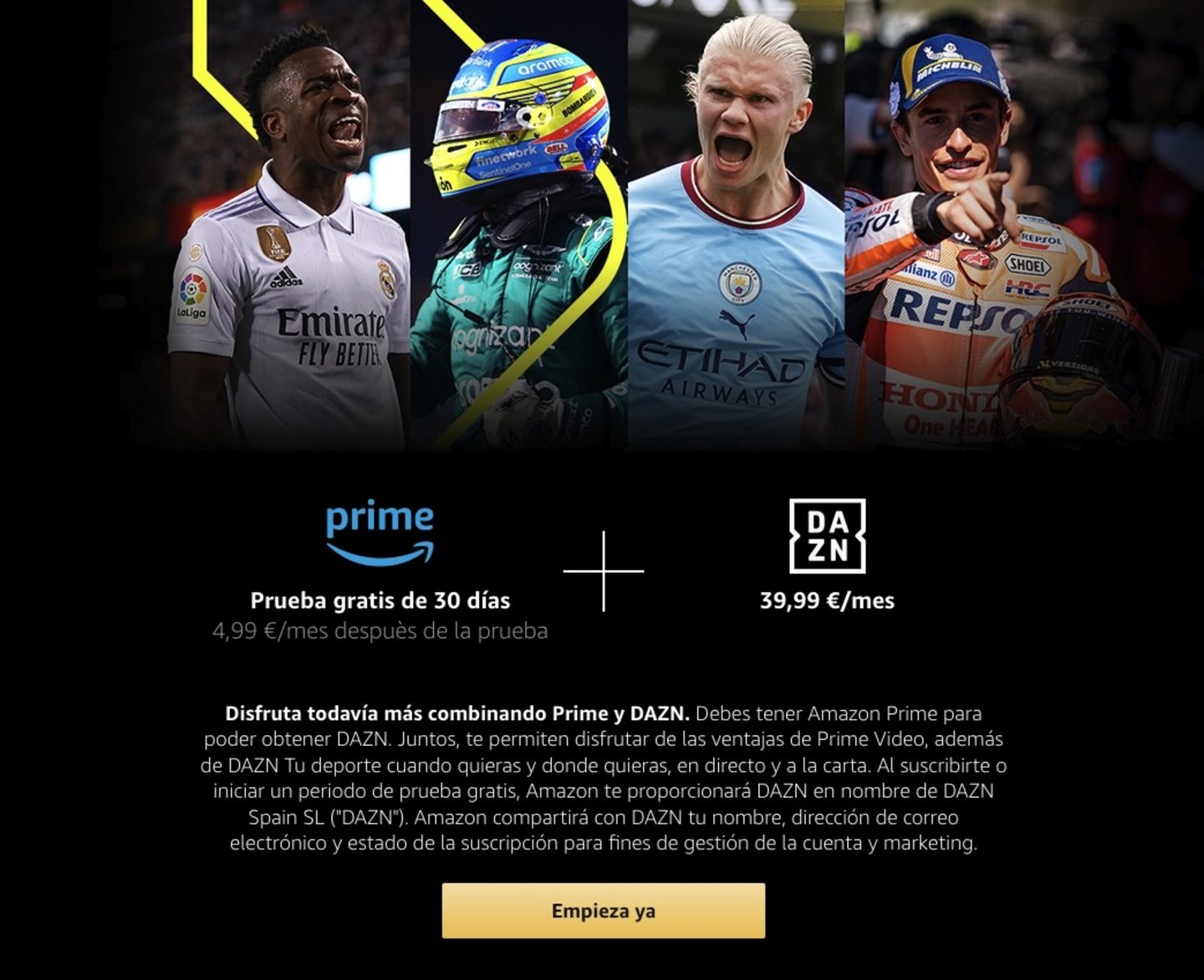 Cómo ver los partidos de fútbol en Amazon Prime Video