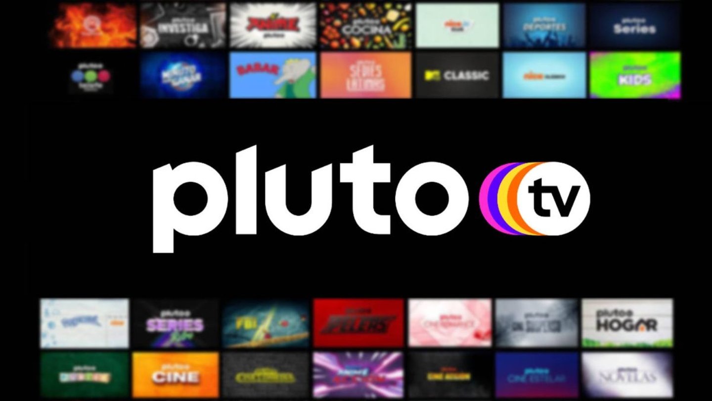 el logo de pluto TV
