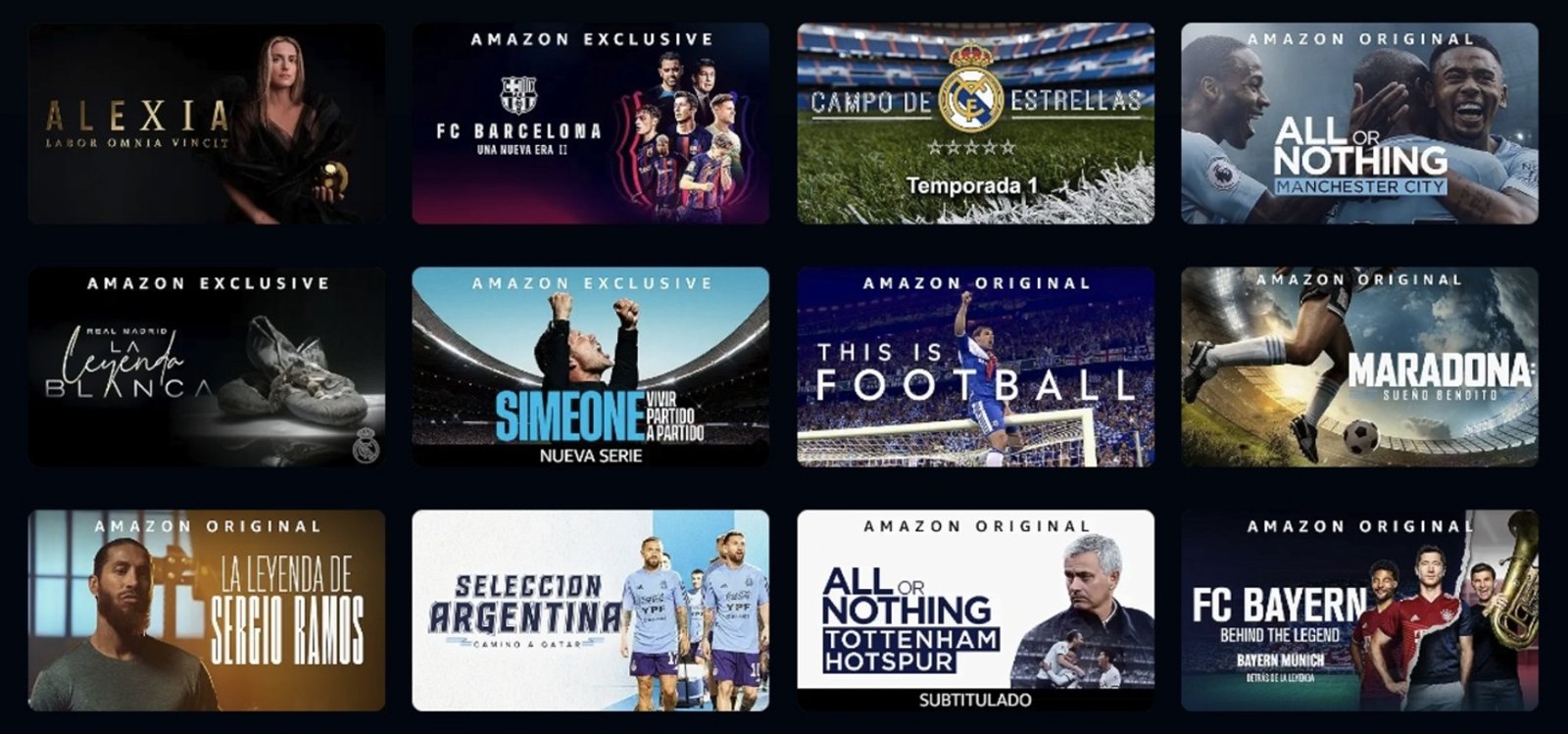 Cómo ver los partidos de fútbol en Amazon Prime Video
